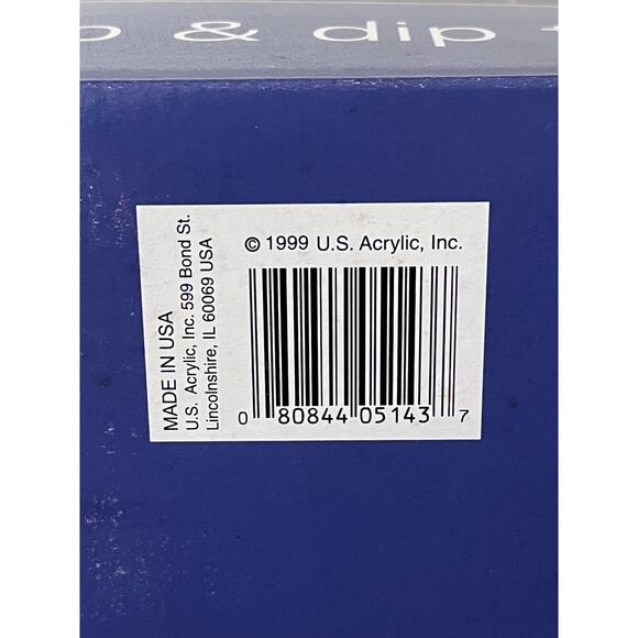 NIB Vintage - US Acrylic - 2 Piece Chip And Dip Tray Set 1999 - Picture 3 of 9